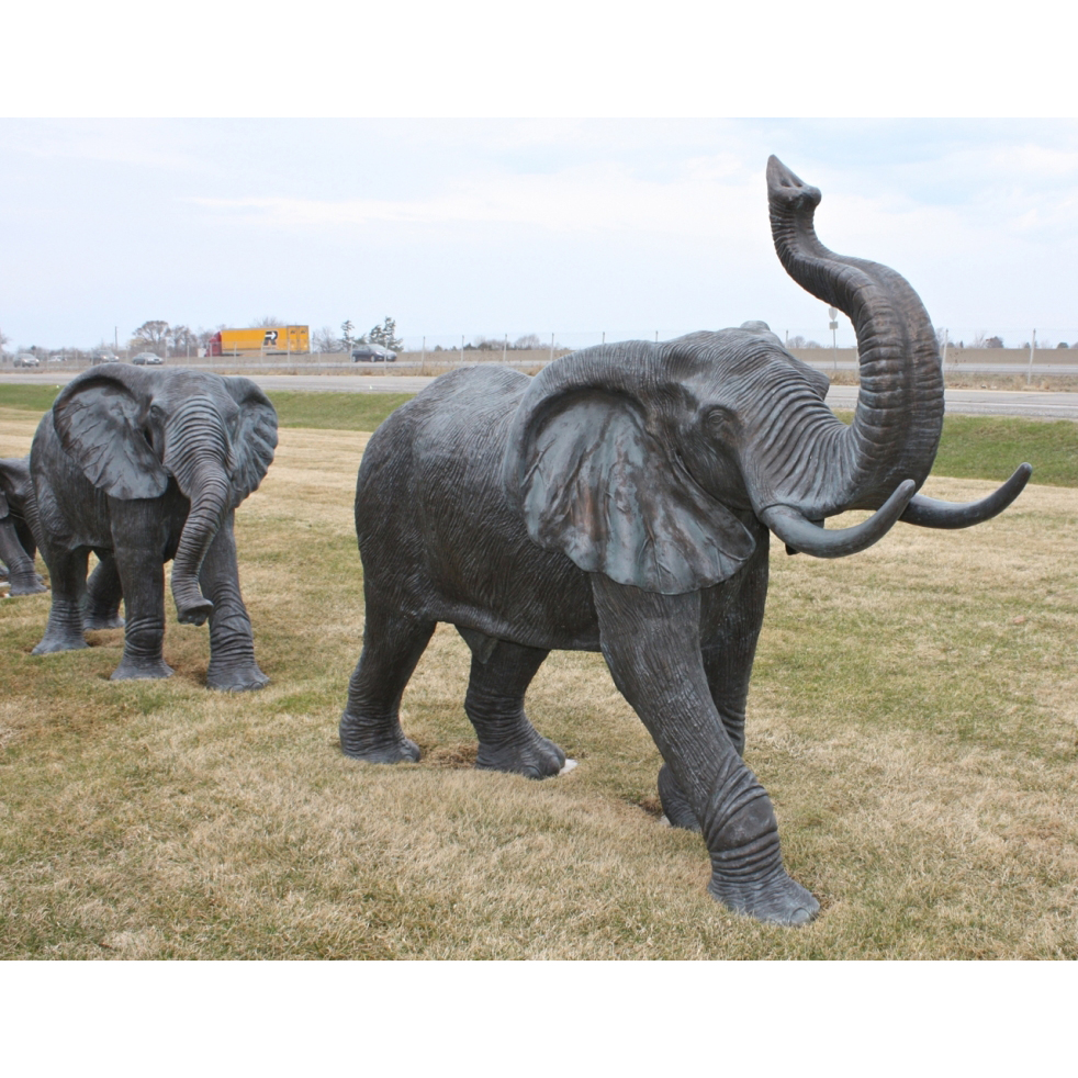 Best quality bronze outdoor elephant water fountain sale
